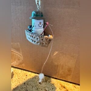 🎁Snowman Fishing Ornament